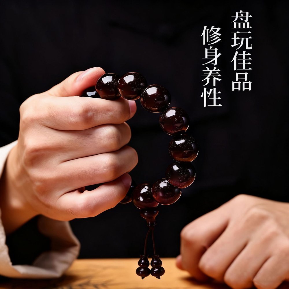 印度小叶紫檀佛珠手串 2