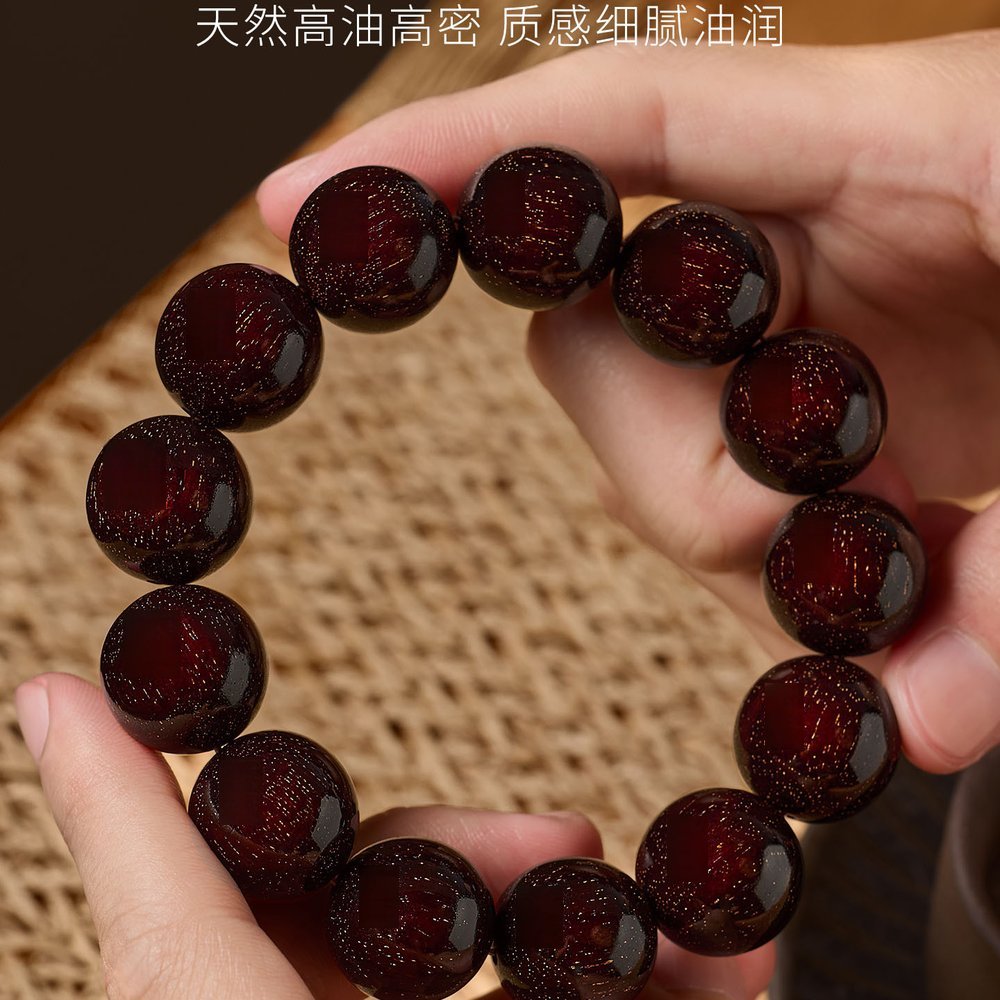 印度小叶紫檀佛珠手串 4