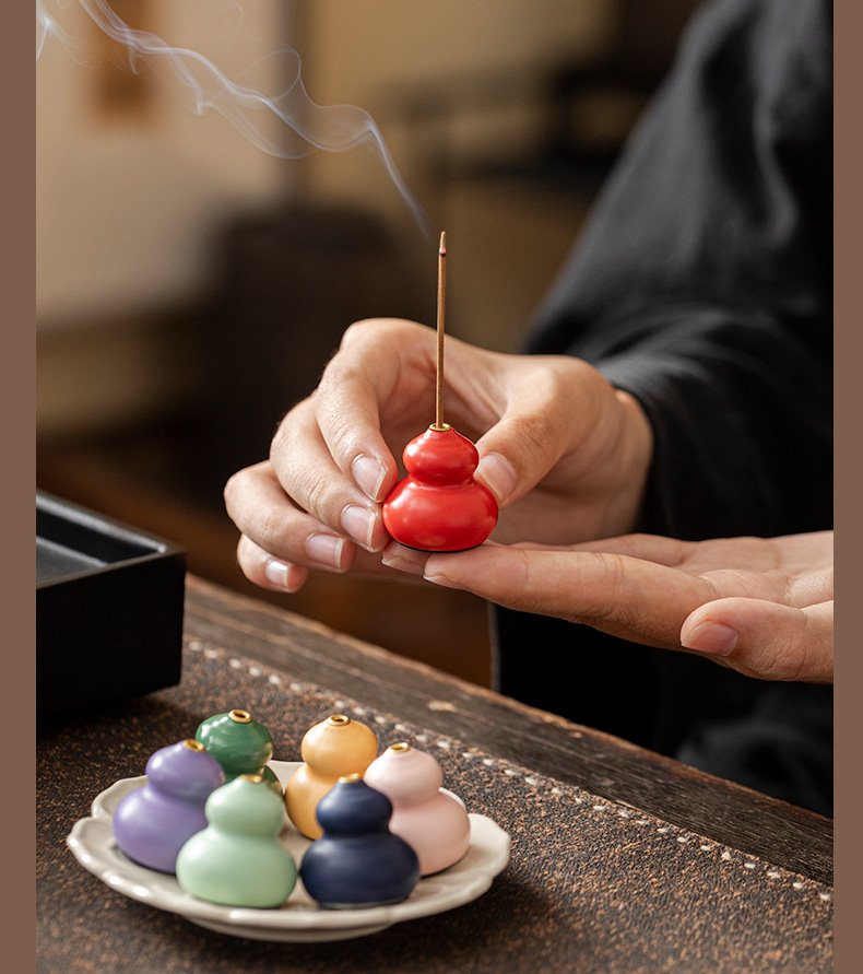 禅意陶瓷线香炉 详情图9