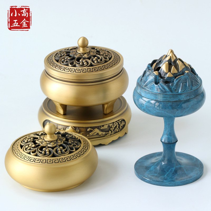 纯铜小香炉（供佛款）