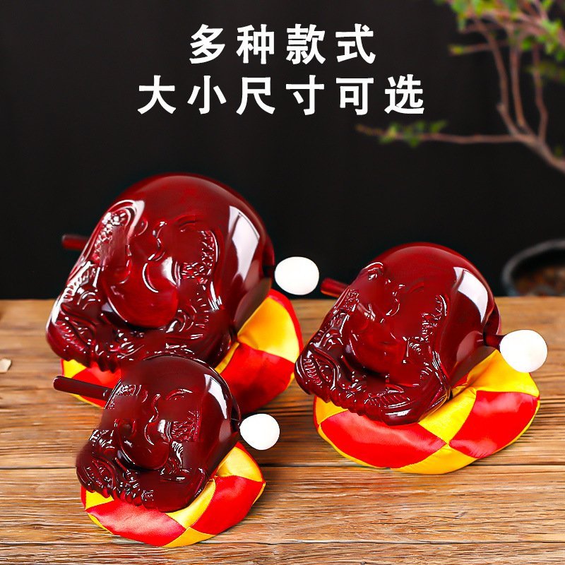 佛堂法器套装（木鱼+引磬+铛子） 3