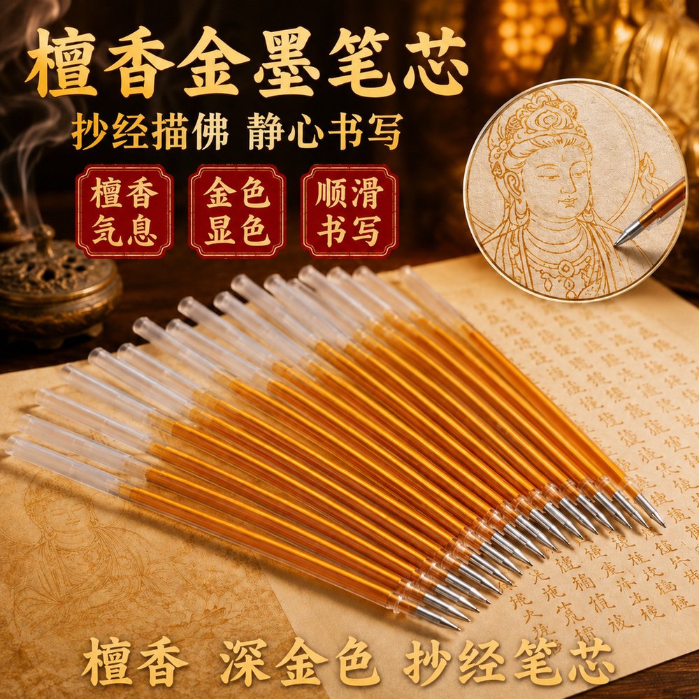 抄经金笔（金色笔尖）