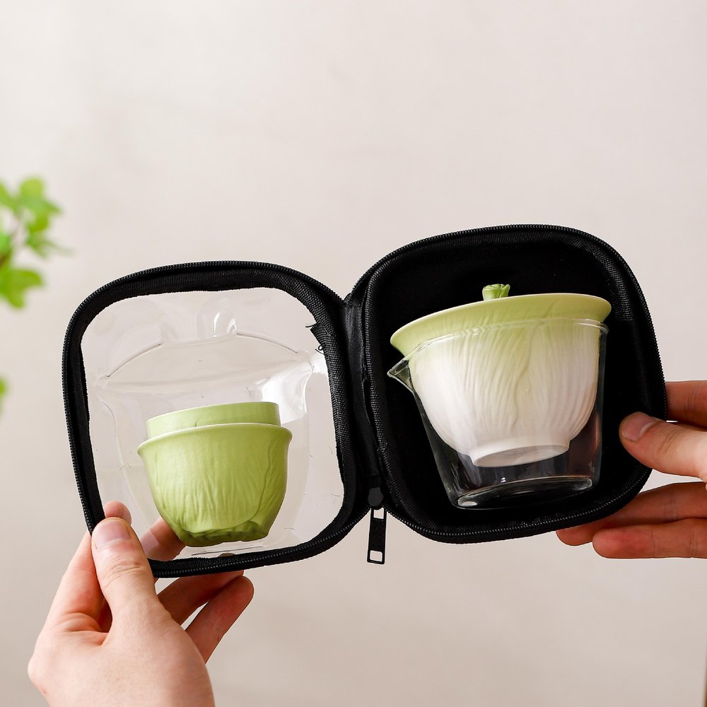 便携旅行茶具套装（一壶两杯） 2