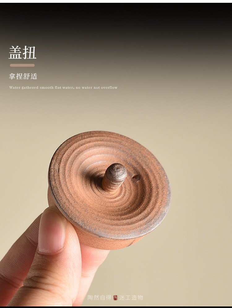 侧把急须壶·粗陶手作 详情图11