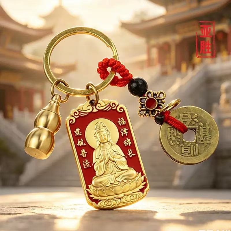 红绳观音平安挂（车挂钥匙两用） 详情图9