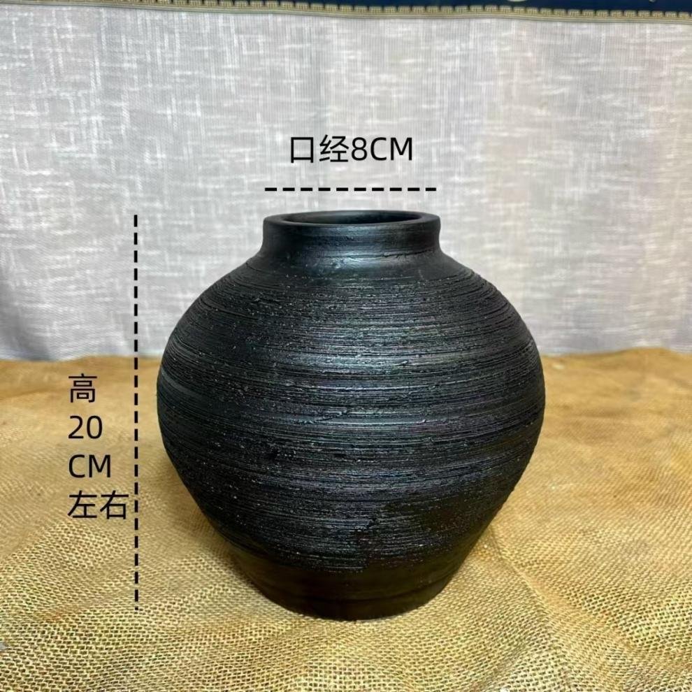 粗陶禅意花器（手捏瓶） 详情图2