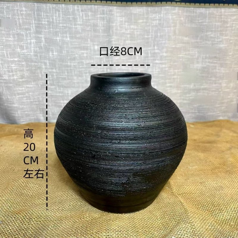 粗陶禅意花器（手捏瓶） 2